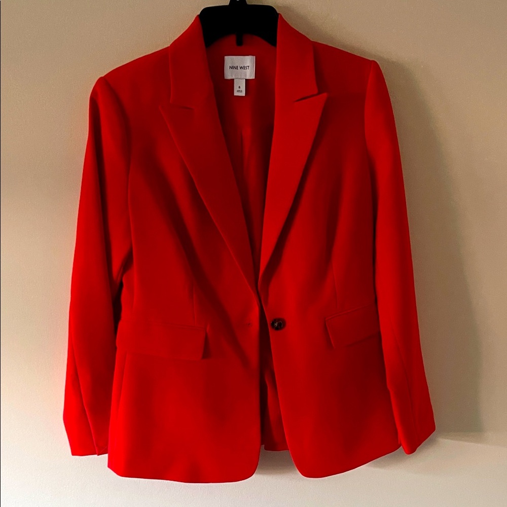 Deep orange Women's Blazer